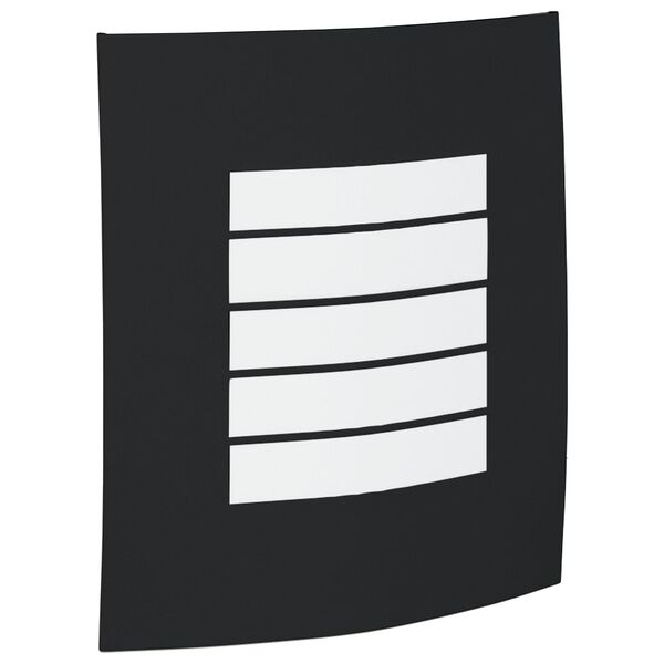 vidaXL Außenwandleuchte Schwarz 23.5 x 10.5 x 26 cm Edelstahl