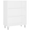 vidaXL Highboard Wei&szlig; 69,5x34x180 cm Holzwerkstoff