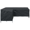 vidaXL M&ouml;belbezug Schwarz 235 x 235 x 80 cm 420D Oxford Stoff