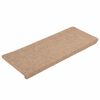 vidaXL Stufenmatten Selbstklebend 30 Stk. Beige 65x24,5x3,5 cm