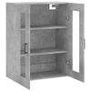 vidaXL Wandschrank Betongrau 69,5x34x90 cm