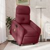 vidaXL Massagesessel mit Aufstehhilfe Weinrot Stoff