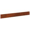 vidaXL Raseneinfassung 20 pcs 100 x 12 cm Stahl Rostig