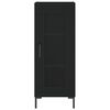vidaXL Highboard Schwarz 34,5x34x180 cm Holzwerkstoff