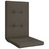 vidaXL Gartenstuhl Auflage 4 Stk. Anthrazit 120 x 50 x 5 cm