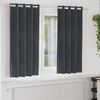 vidaXL Verdunkelungsvorh&auml;nge 2 pcs Hellgrau 140 x 175 cm Samt