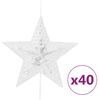 vidaXL LED Sternenvorhang Lichterkette 200 LED Bunt 8 Funktionen
