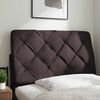 vidaXL Kopfteil-Kissen Dunkelbraun 90 cm Stoff