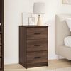 vidaXL Nachttisch Braun Eichen-Optik 38 x 38 x 66 cm Holzwerkstoff
