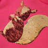 Kinder-Sweatshirt Knallrosa 116