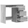 vidaXL Schreibtisch Grau Sonoma 90x45x76 cm Holzwerkstoff