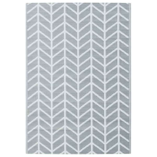 vidaXL Outdoor-Teppich ARAKIL Grau 160x230 cm PP