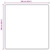 vidaXL Teppichl&auml;ufer MARSA Mehrfarbig 100 x 100 cm Polyester und PVC