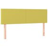 vidaXL Boxspringbett mit Matratze & LED Gr&uuml;n 140x200 cm Stoff