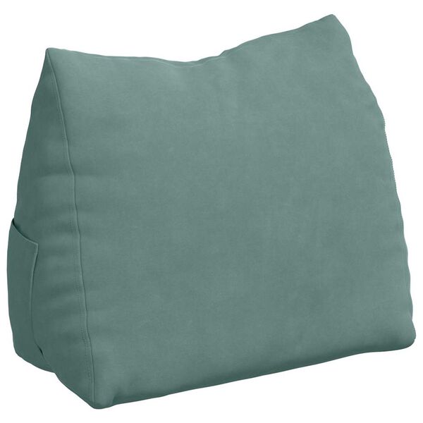 vidaXL R&uuml;ckenkissen Meergr&uuml;n 45 x 20 x 35 cm Cordstoff