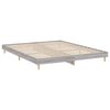 vidaXL Bettgestell Grau Sonoma 200x200 cm Holzwerkstoff