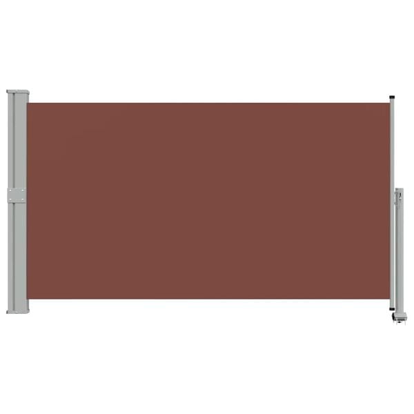 vidaXL Ausziehbare Seitenmarkise 140 x 300 cm Braun
