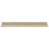 vidaXL Wandregale 4 Stk. Sonoma-Eiche 60x9x3 cm
