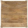 vidaXL Couchtisch 80x80x40 cm Massivholz Mango