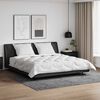 vidaXL Decke mit Kissen mit Kissen 3 pcs Wei&szlig; Mikrofaser