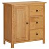 vidaXL K&uuml;chenschrank 70x35x75 cm Massivholz Eiche