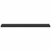 vidaXL Fensterbank Schwarz mit Holzmaserung 60 x 30 x 4,5 cm PVC