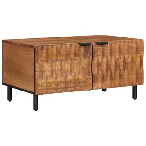 vidaXL Couchtisch Braun 80 x 50 x 40 cm Massivholz Mango
