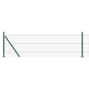 vidaXL Euro-Zaun mit Betonsockel 10 x 0,6 m PVC-beschichteter Stahl