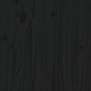 vidaXL Sideboard Schwarz 110x40x78 cm Massivholz Kiefer