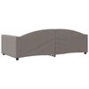 vidaXL Tagesbett Taupe 100x200 cm Stoff