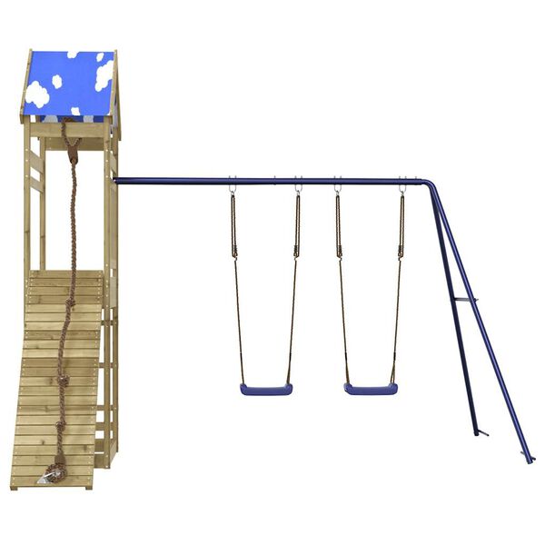 vidaXL Spielturm Impr&auml;gniertes Kiefernholz