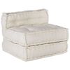 vidaXL Modulares Sofaelement Creme 70x70x54 cm Stoff