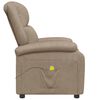 vidaXL Massagesessel Cappuccino-Braun Kunstleder