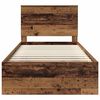 vidaXL Bettrahmen Altholz 100 x 200 cm Massives Kiefernholz
