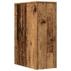 vidaXL Badschrank Schmal mit Rollen Altholz-Optik Holzwerkstoff