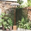 vidaXL Balinesischer Sonnenschirm Creme 95 x 95 x 260 cm