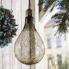 Luxform Lighting LED-Gl&uuml;hbirne mit Seil und Batterie PS160 Transparent