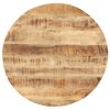 vidaXL Tischplatte Massivholz Mango Rund 25-27 mm 40 cm