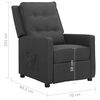 vidaXL Relaxsessel Dunkelgrau Stoff