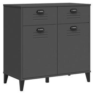 vidaXL Sideboard VIKEN Anthrazit 80x40x80 cm Holzwerkstoff