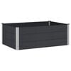 vidaXL Hochbeet Schwarz 150 x 100 x 54 cm WPC und Aluminium