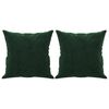vidaXL 3-Sitzer-Sofa mit Kissen Dunkelgr&uuml;n 180 cm Samt