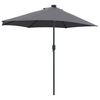 vidaXL Garten-Sonnenschirm Anthrazit 294 x 150 x 223 cm