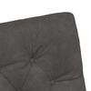 vidaXL Esszimmerst&uuml;hle mit Rollen 2 pcs Schwarz 58 x 67 x 97 cm