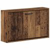 vidaXL Wandmontierter Schuhschrank HAARLEM 71 x 17 x 43 cm Altholz