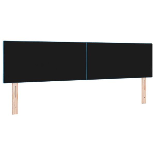 vidaXL Kopfteil mit Kopfteil Dunkelblau 180 cm Samt