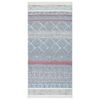 vidaXL Teppich Rosa und Aquamarin 100x200 cm Baumwolle
