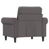 vidaXL Sessel Grau 60 cm Kunstleder