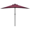 vidaXL Garten-Sonnenschirm Bordeauxrot 294 x 150 x 224 cm