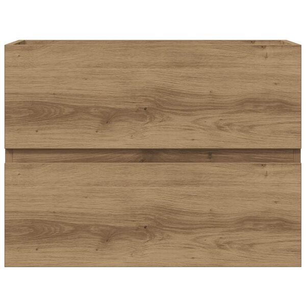 vidaXL Badschrank Artisan-Eiche 60x38,5x45 cm Holzwerkstoff